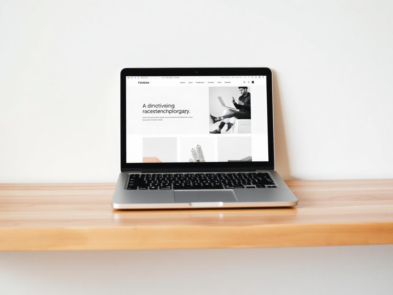 Modernes Webdesign Mockup von WebNova